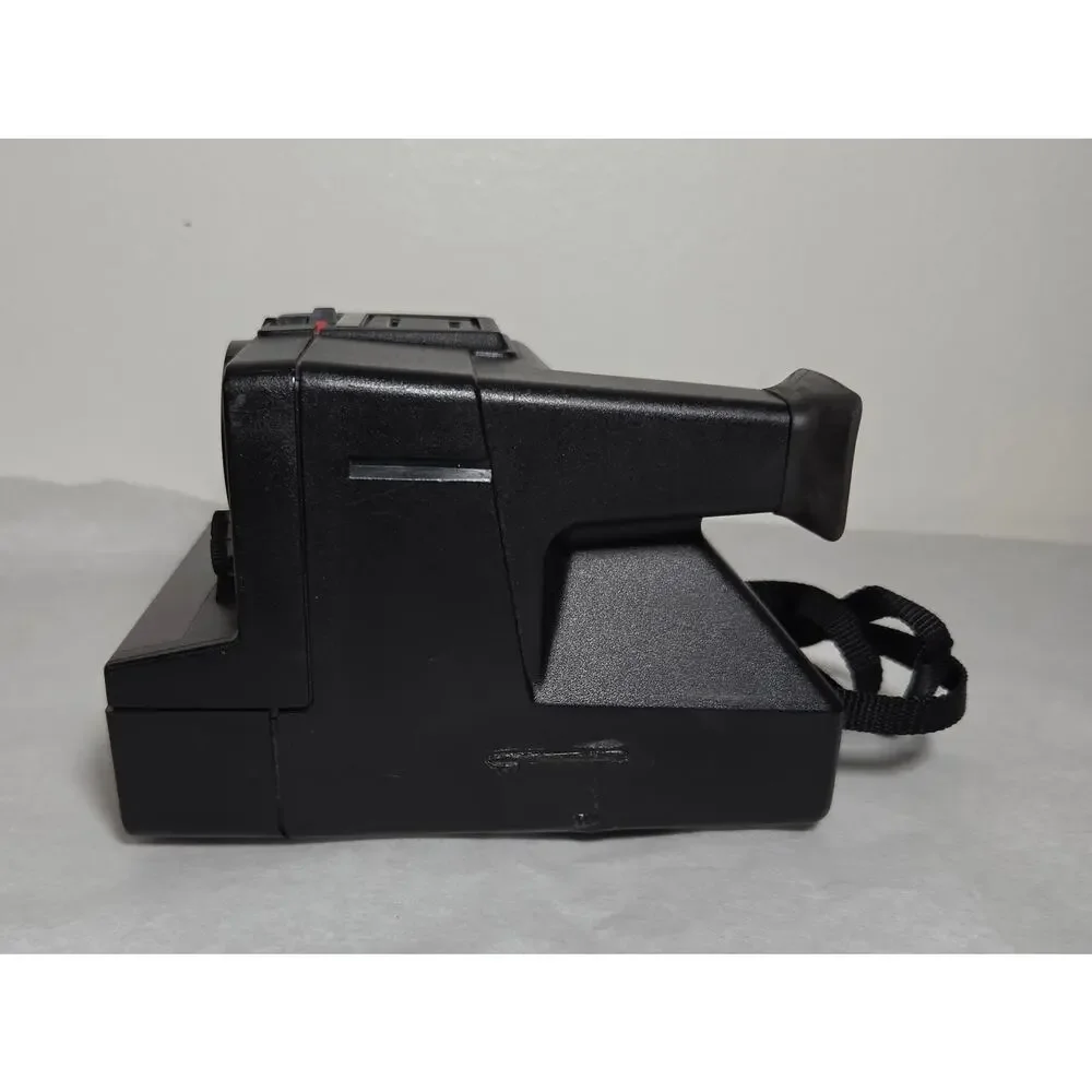 Polaroid Sonar One Step Pronto Land Camera Black Not Tested Pre-owned